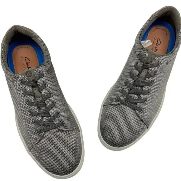 Clarks | Shoes | Nwob Gray Clarks Mens Cambro Low Textile 
